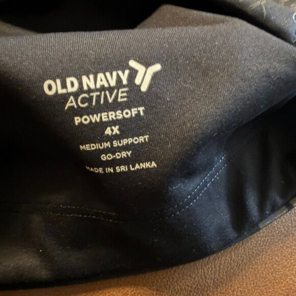 Old Navy Active Powersoft Leggings & Sports Bra – Gold Marble Print - Picture 8 of 11